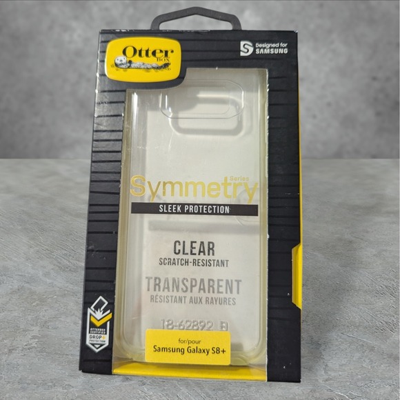 Y2. OtterBox Symmetry Series Case for Samsung Galaxy S8+ (Plus)‎ Clear - Picture 1 of 2
